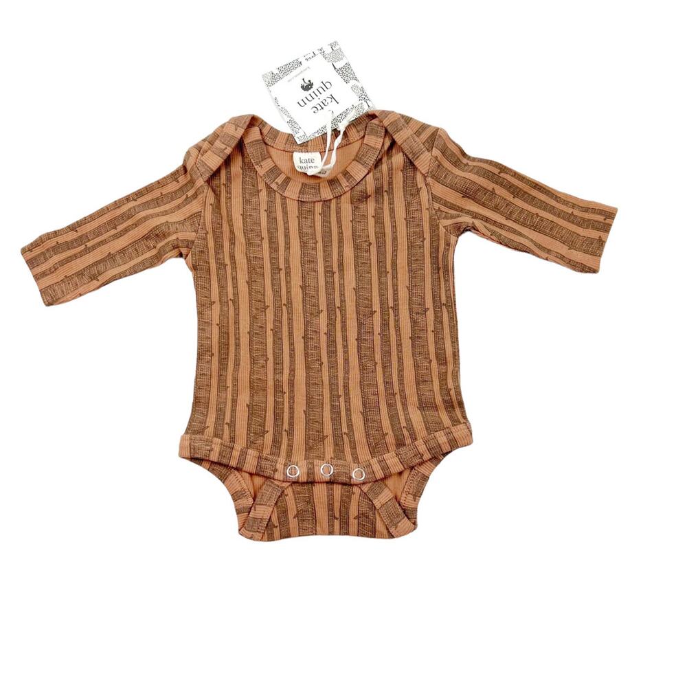 NWT Kate Quinn Organic Birch Trees Onesie